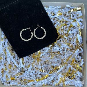 Brighton silver earrings **BRAND NEW/ NEVER WORN**